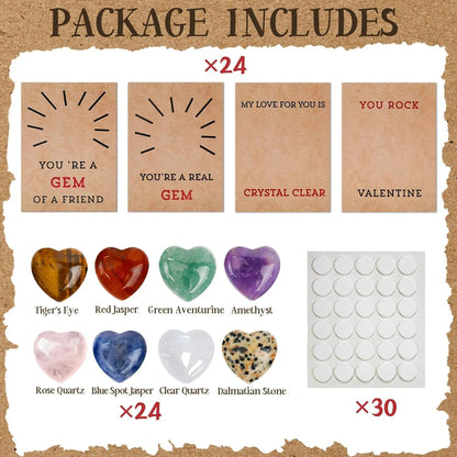 ✨24PCs Cards with Heart-Shape-Valentines Gifts for Kids✨