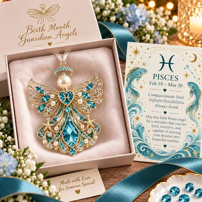 👼 Weihnachtliche Sternzeichen-Schutzengel-Erinnerungsstücke | 12 Sternzeichen mit juwelenfarbenen Designs & bedeutungsvollen Geschenkkarten ✨