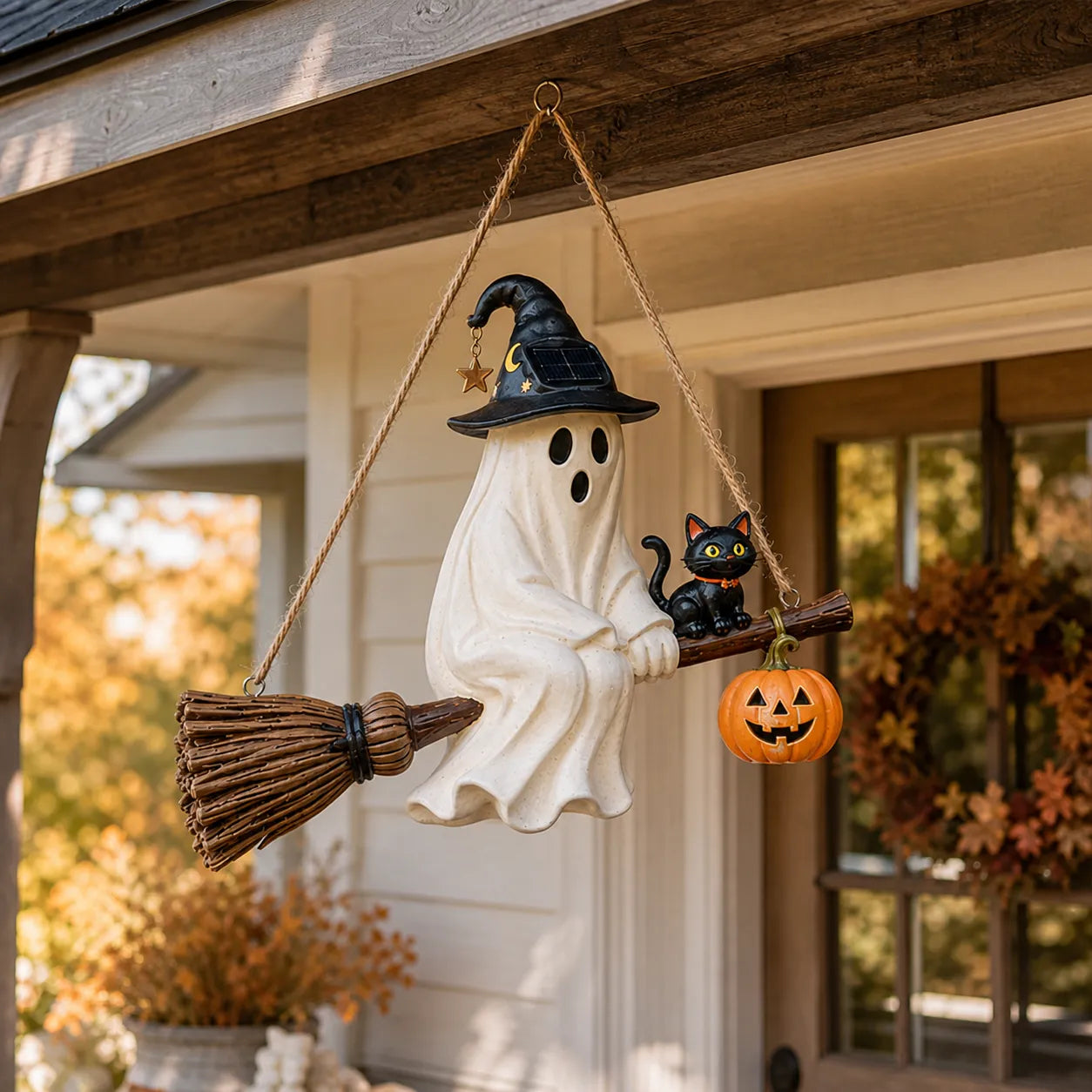 🌙🌙Solar Ghost Hanging Light ——From Daylight Charm to Evening Glow