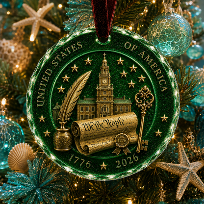 🎅 🎅 2026 Christmas Gift 50% Off--Celebrate 250 Years of America 🇺🇸 | 2026 250th Anniversary Christmas Ornament – A Meaningful Patriotic Keepsake & Holiday Gift