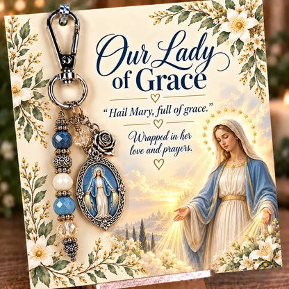✝️ Carry Your Faith With You - Christian Scripture & Prayer Keepsake Keychain