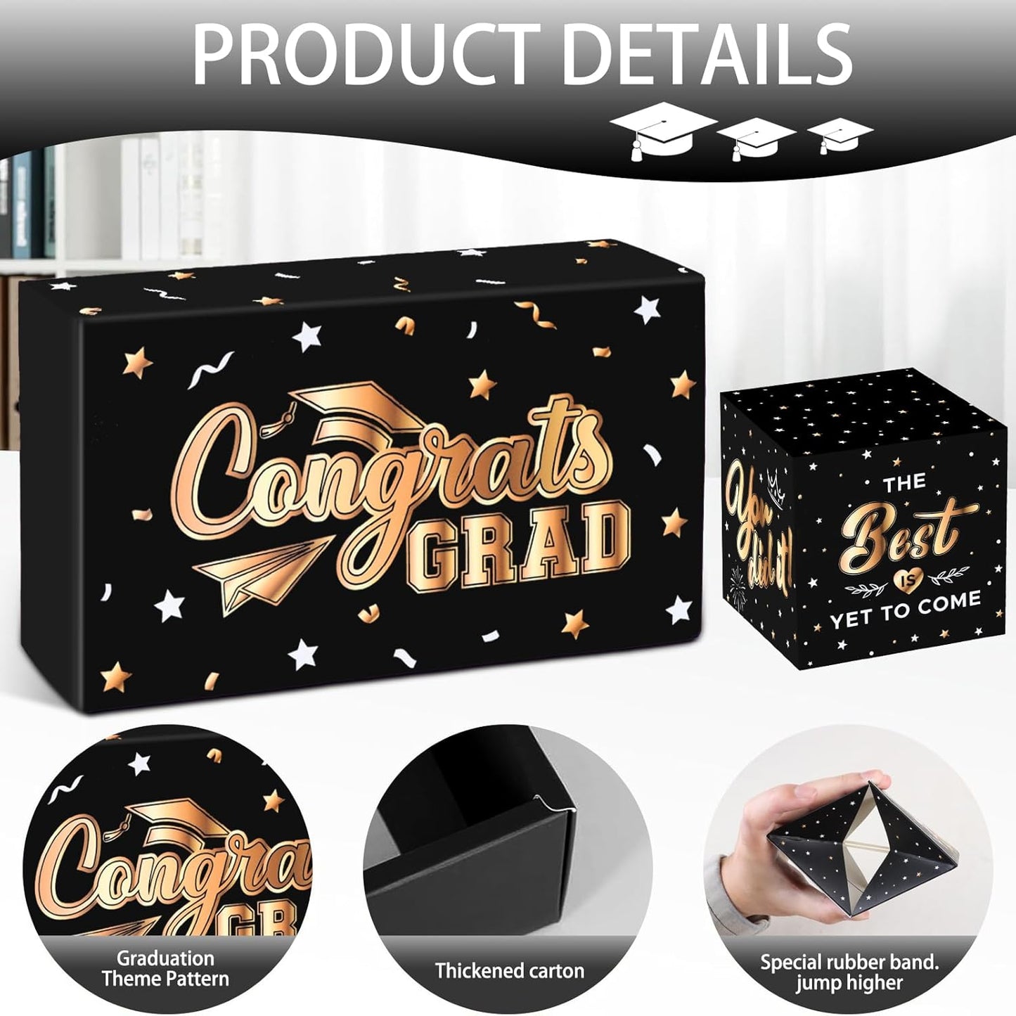🔥Flash Sale🎁Graduation Explosion Gift Box, Viral Surprise Cash Box for 2026 Graduates (3 Colors)