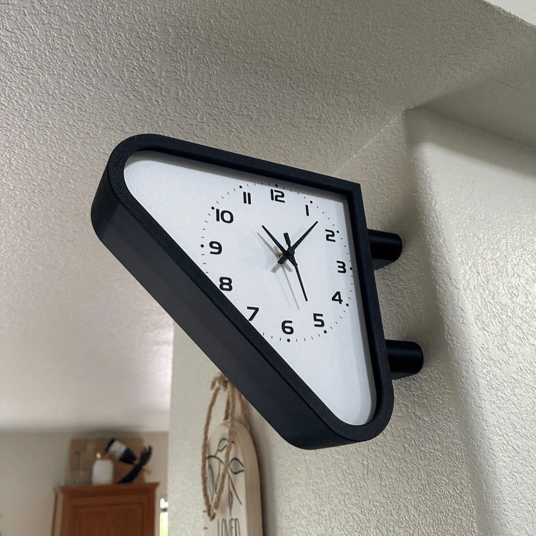 1970s Inspired Double Sided Station Clock