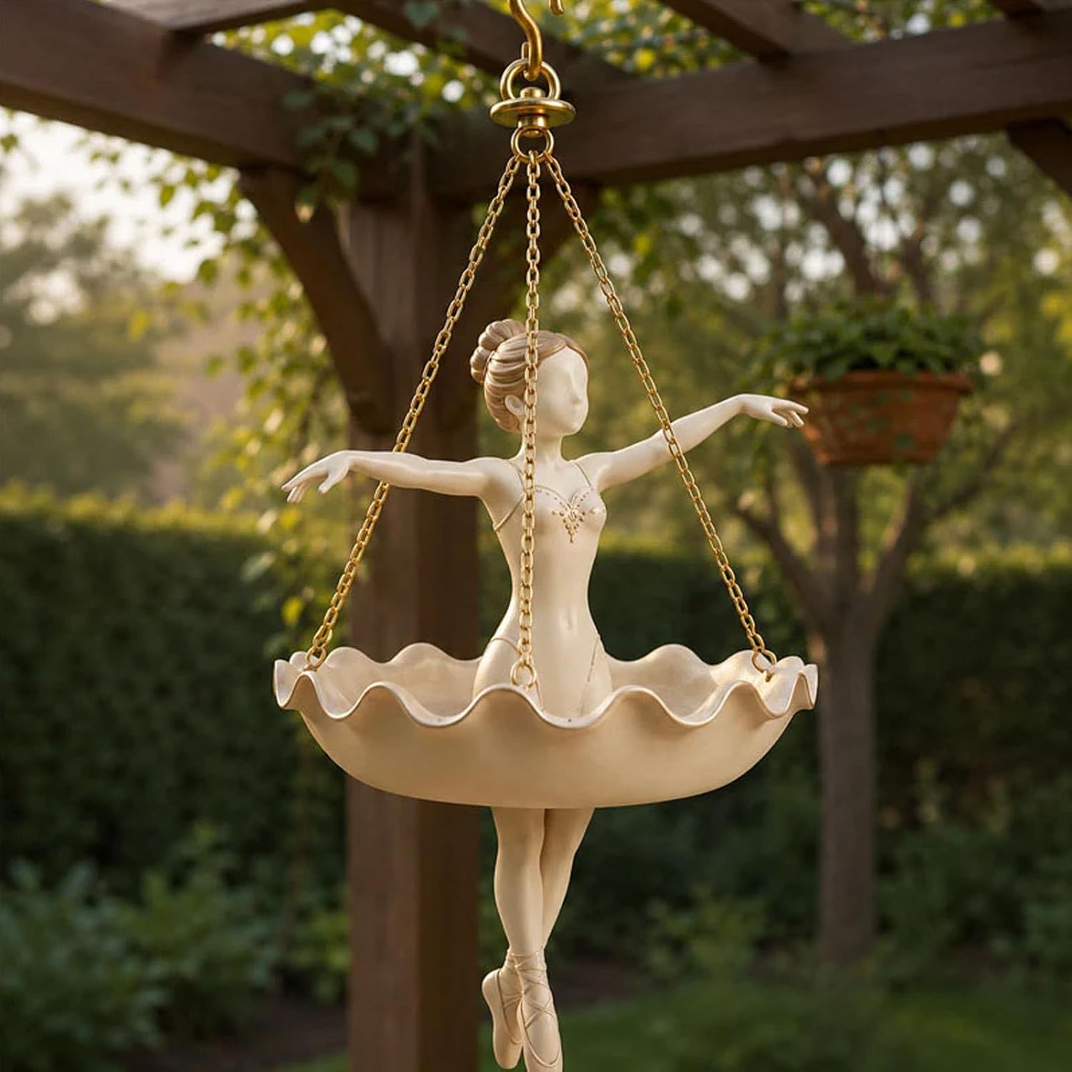 🌿🌿Ballet Dancer Hanging Planter – Graceful Artistry, Living Greenery 🩰🌿