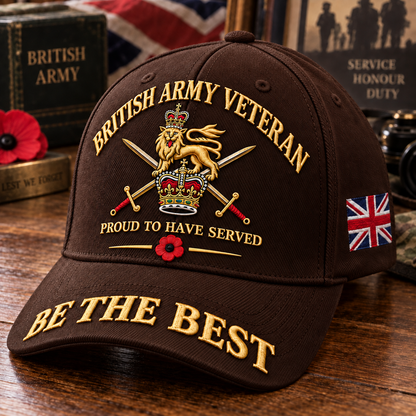 🇬🇧🎖️ British Army Veteran “Proud To Have Served” Tribute Cap