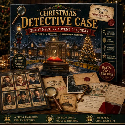 ⏳ Last Day 49% OFF – 🎁✨24-Day Mystery Adventure Advent Calendar Collection | 24 Clues, Hands-On Puzzles & One Final Reveal