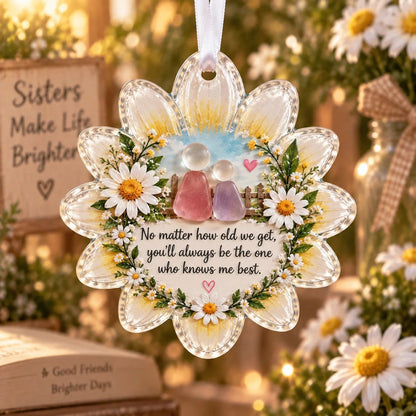 🎅 2026 Christmas Gift 50% Off--🌸 Floral Christmas Ornament – Heartfelt Holiday Keepsake for Loved Ones