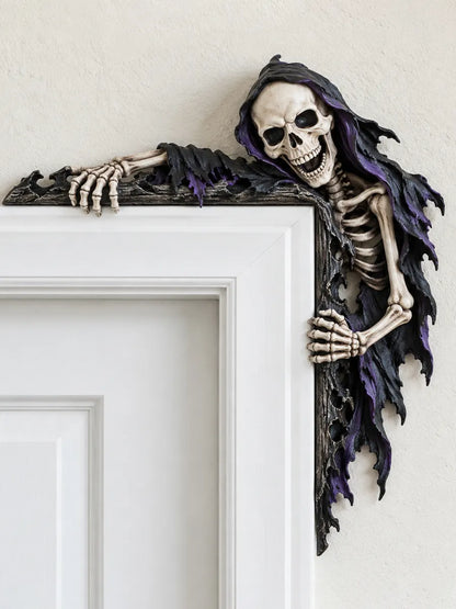 💀💀  Spooky Reaper Door Frame Corner Decor