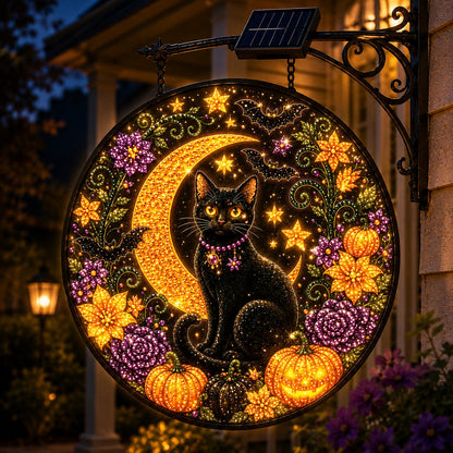 🎃🎃 Solar Halloween LED Hanging Sign Light 👻