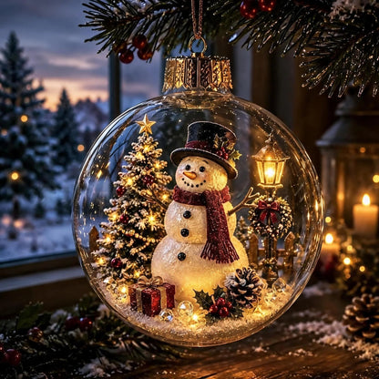 🎅🎅 2026 Christmas Gift 50% Off--Glowing Christmas Diorama Ornament