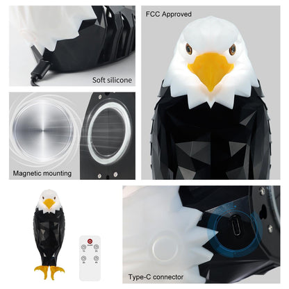 💡💡July 4th Gift 50% Off--🦅Eagle LED Wall Light – Magnetic Night Lamp for Bedroom & Living Room