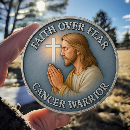 🙏✝️ Cancer Warrior Prayer Coin