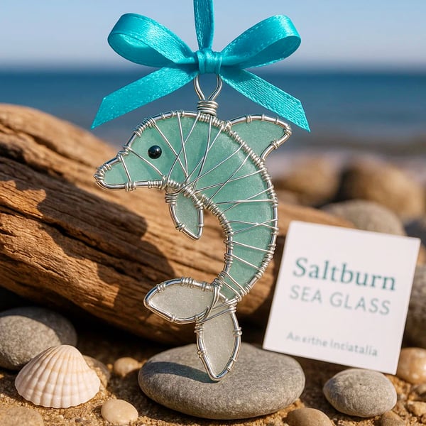🌊✨Sea Glass Marine Life Ornaments