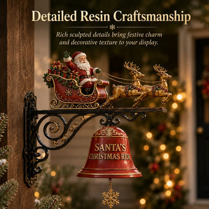 🎅 2026 Christmas Gift 50% Off--🎅 Santa Sleigh with Reindeer & Bell | 3D Christmas Outdoor Decoration