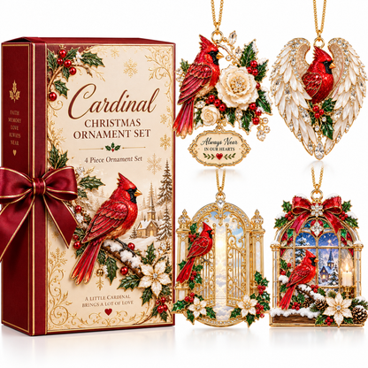 🎅 🎅 2026 Christmas Gift 50% Off--Cardinal Christmas Ornament –  Red Bird Holiday Keepsake, Meaningful Memorial Gift for Family & Loved Ones