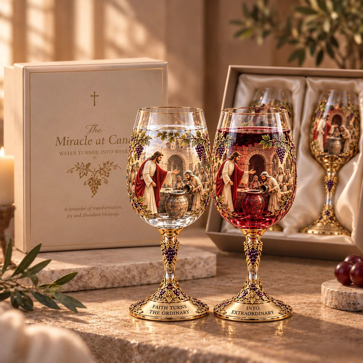 ✝️ ✝️Two Glasses. One Miracle. A Story Worth Keeping.