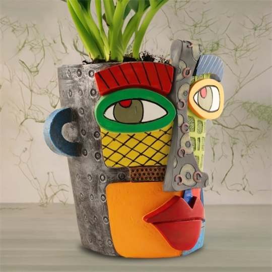 🌷Picasso Brutalist Abstract Beauty Face Flower Pot