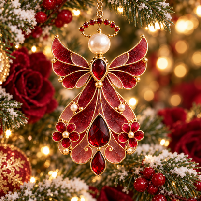 Birth Month Angel Christmas Ornaments – 12 Birthstone Colors