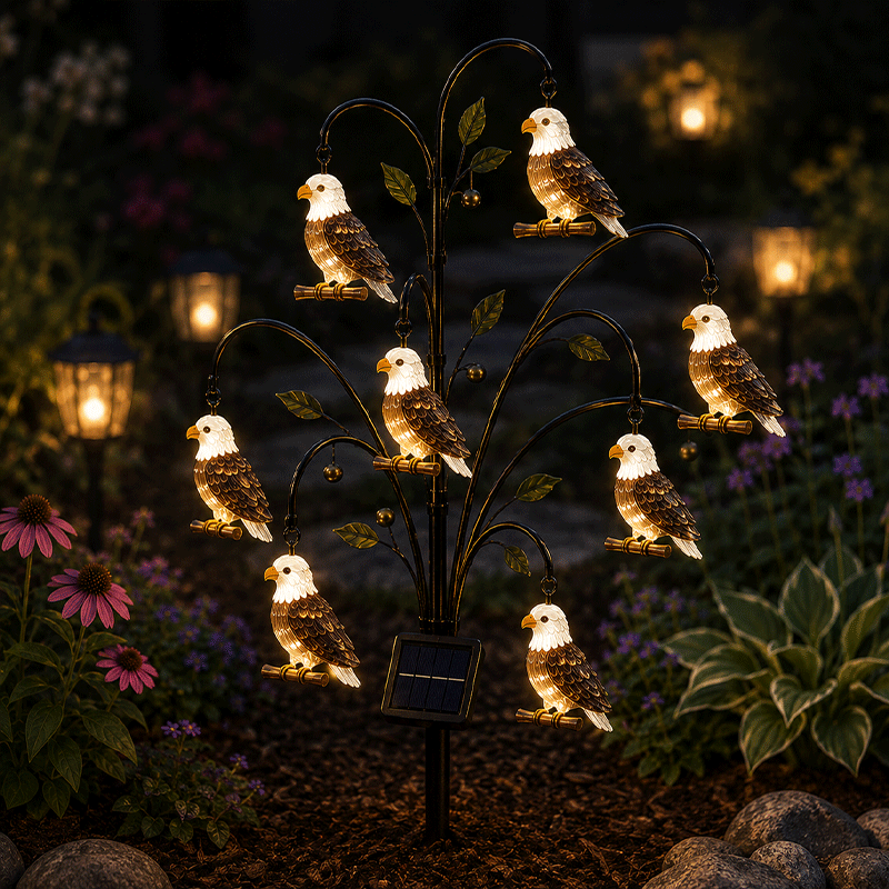 🦩🦩Bird-Shaped Solar Stump Light