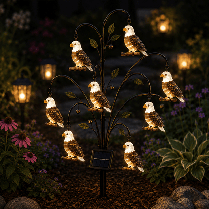 🦩🦩Bird-Shaped Solar Stump Light