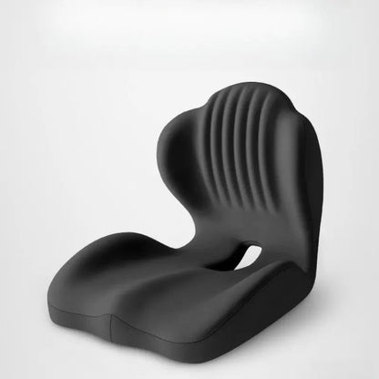 Ergonomic Memory Foam Seat Cushion with Lumbar & Back Support, Relieves Back Pain, Reduces Pressure