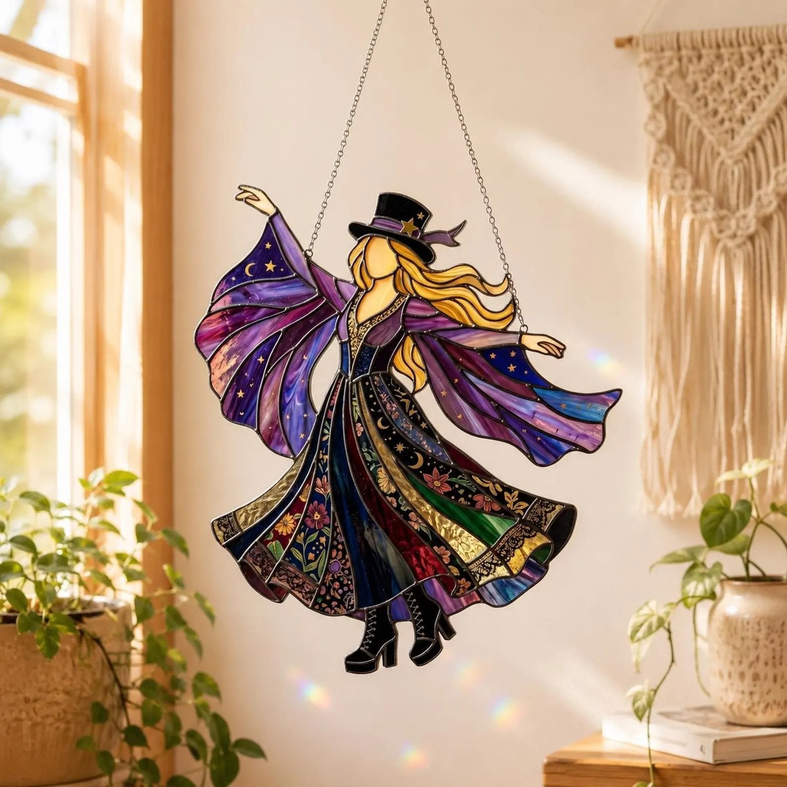 💥LAST DAY 50% OFF - 💃Stevie Nicks🤘Handmade Spinner