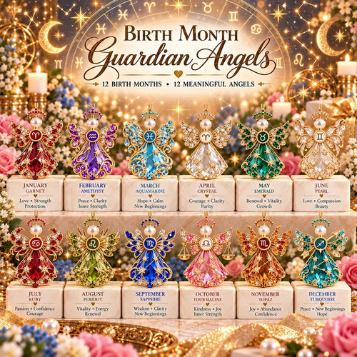 👼 Weihnachtliche Sternzeichen-Schutzengel-Erinnerungsstücke | 12 Sternzeichen mit juwelenfarbenen Designs & bedeutungsvollen Geschenkkarten ✨