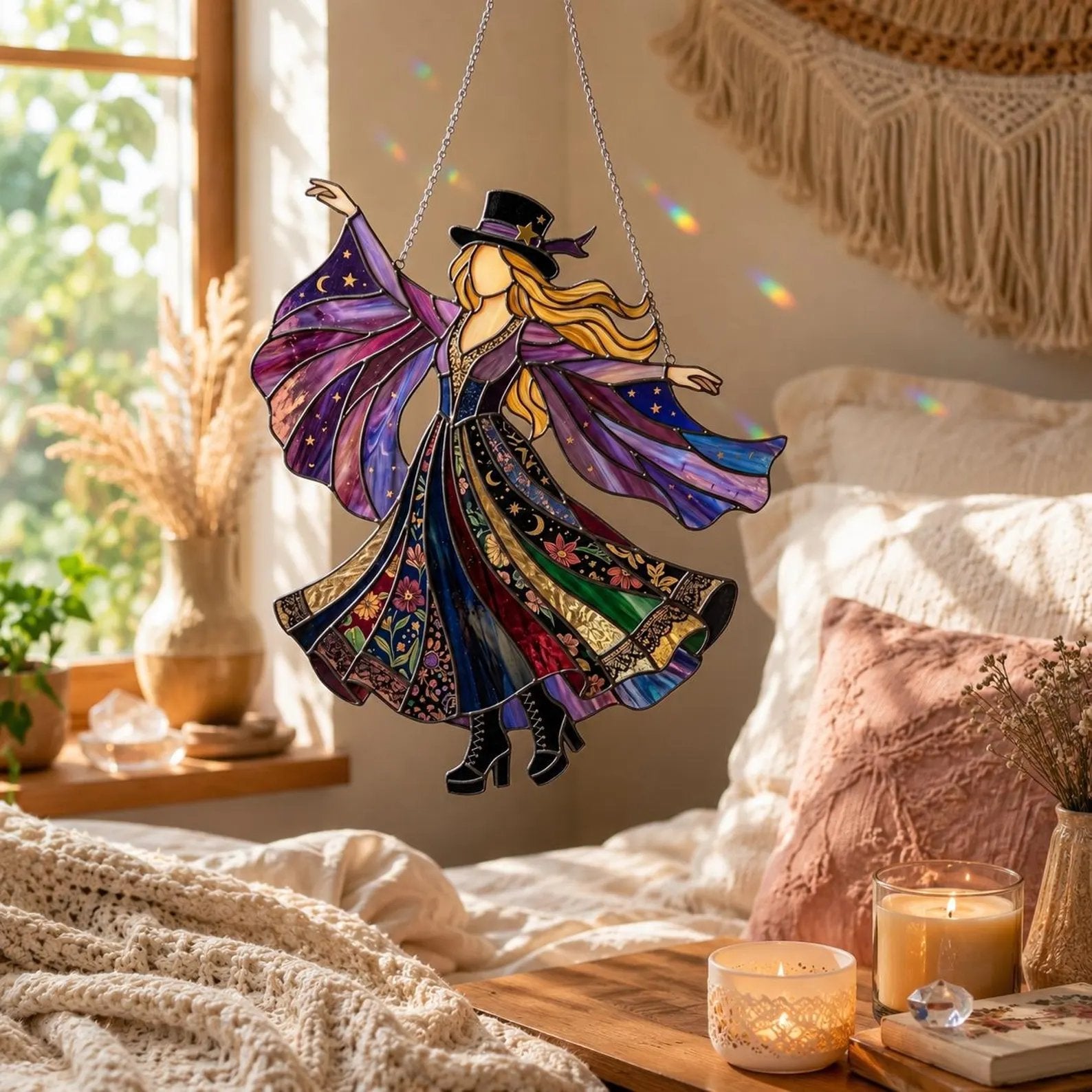 💥💥LAST DAY 50% OFF - 💃Stevie Nicks🤘Handmade  Spinner