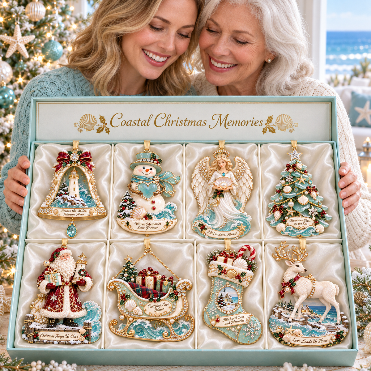 🎅 🎅 2026 Christmas Gift 50% Off--Coastal Christmas Magic Christmas tree ornaments