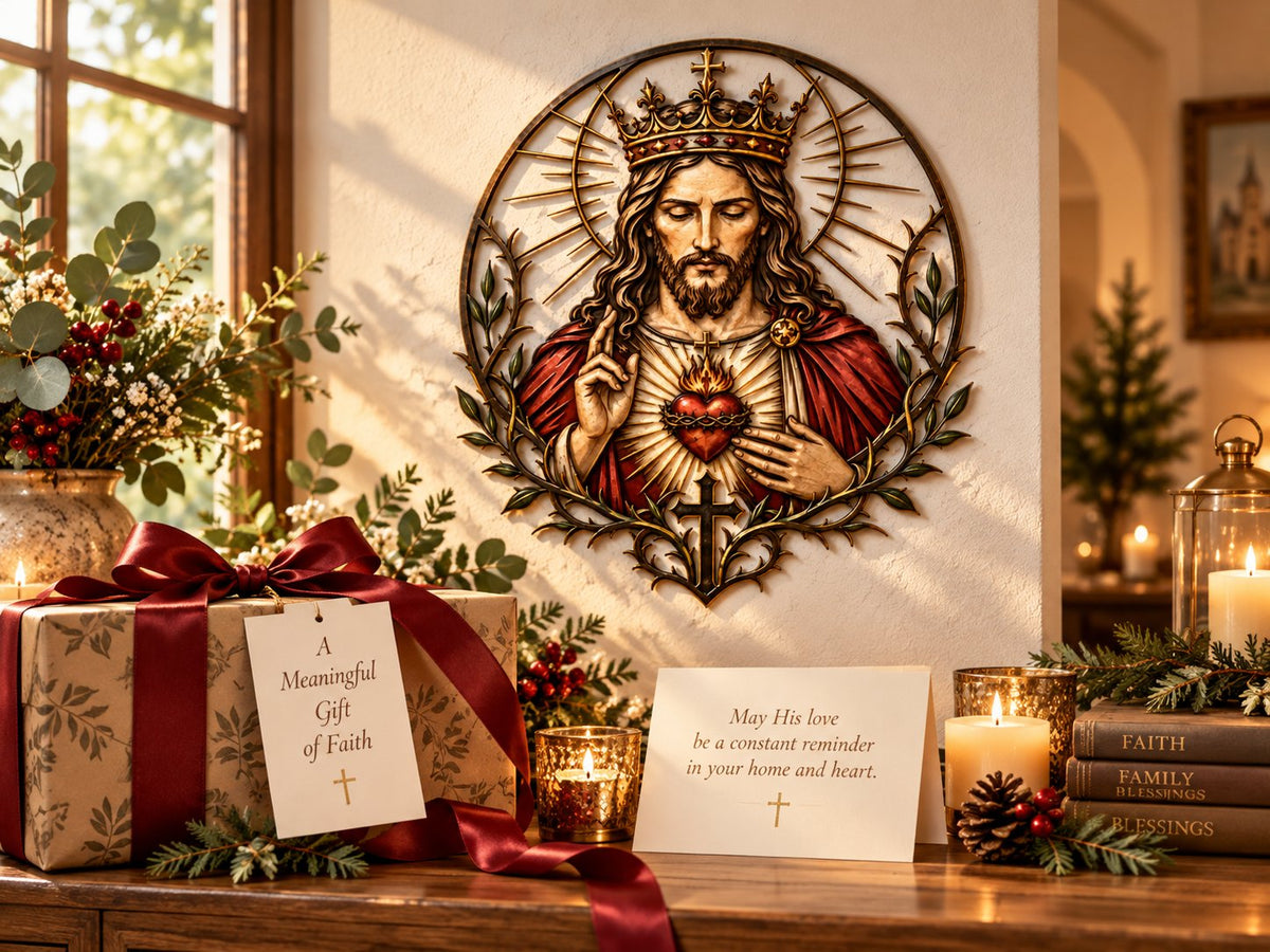 ✝️🙏Sacred Heart of Jesus Metal Wall Art