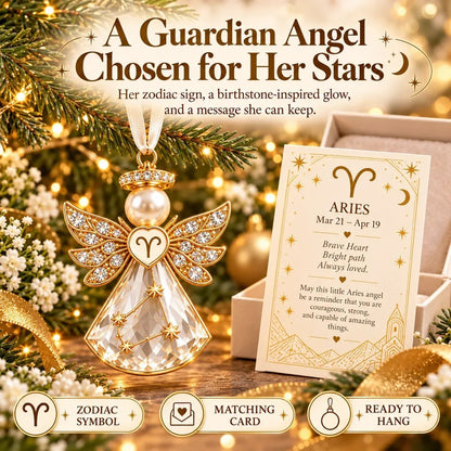 👼 Weihnachtliche Sternzeichen-Schutzengel-Erinnerungsstücke | 12 Sternzeichen mit juwelenfarbenen Designs & bedeutungsvollen Geschenkkarten ✨