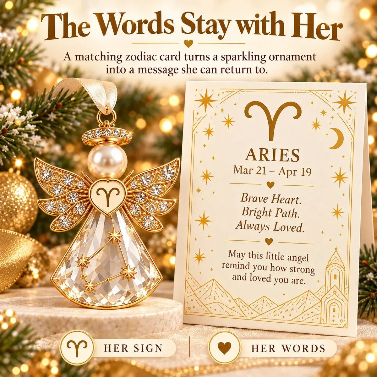 👼 Weihnachtliche Sternzeichen-Schutzengel-Erinnerungsstücke | 12 Sternzeichen mit juwelenfarbenen Designs & bedeutungsvollen Geschenkkarten ✨