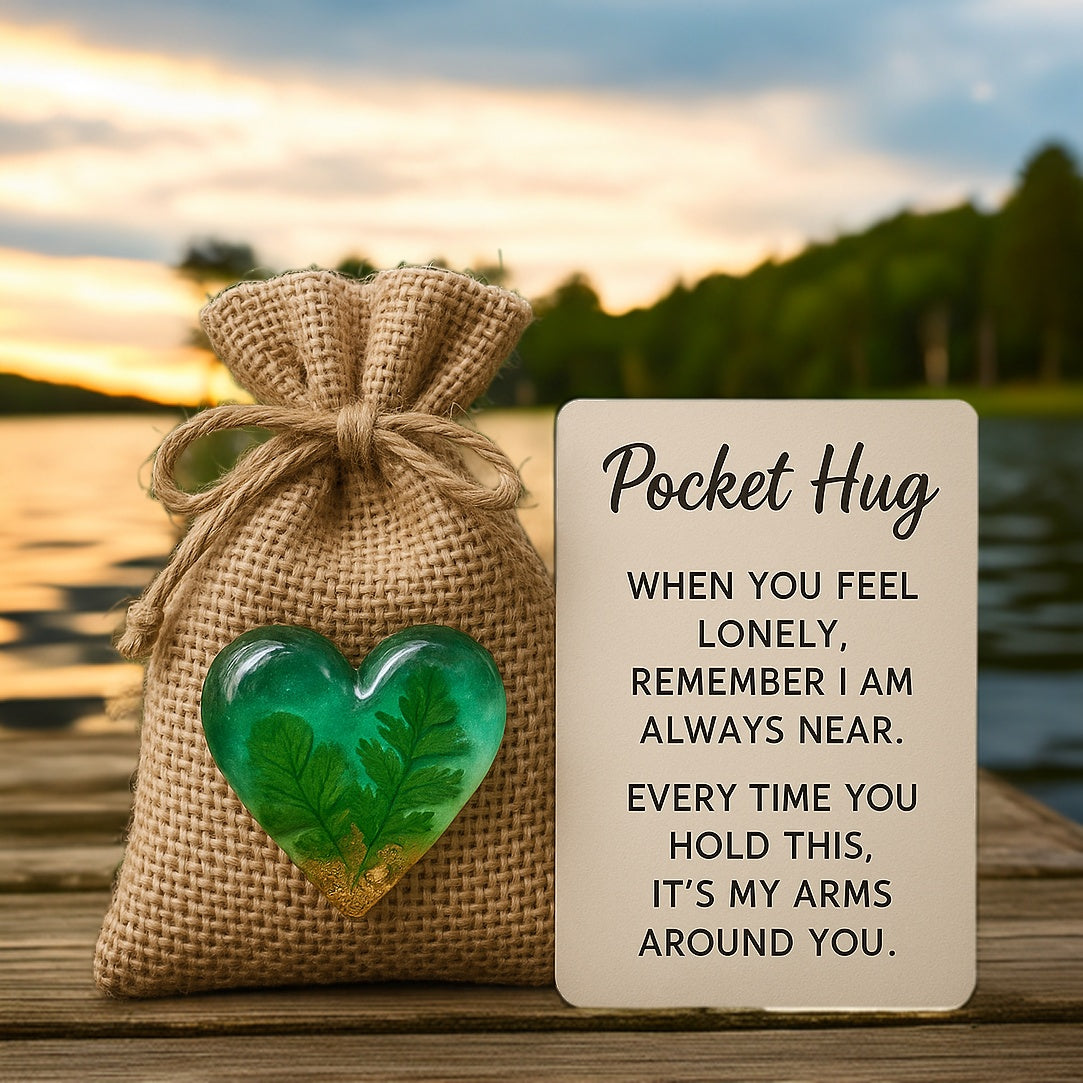 💚 Evergreen Heart Pocket Hug