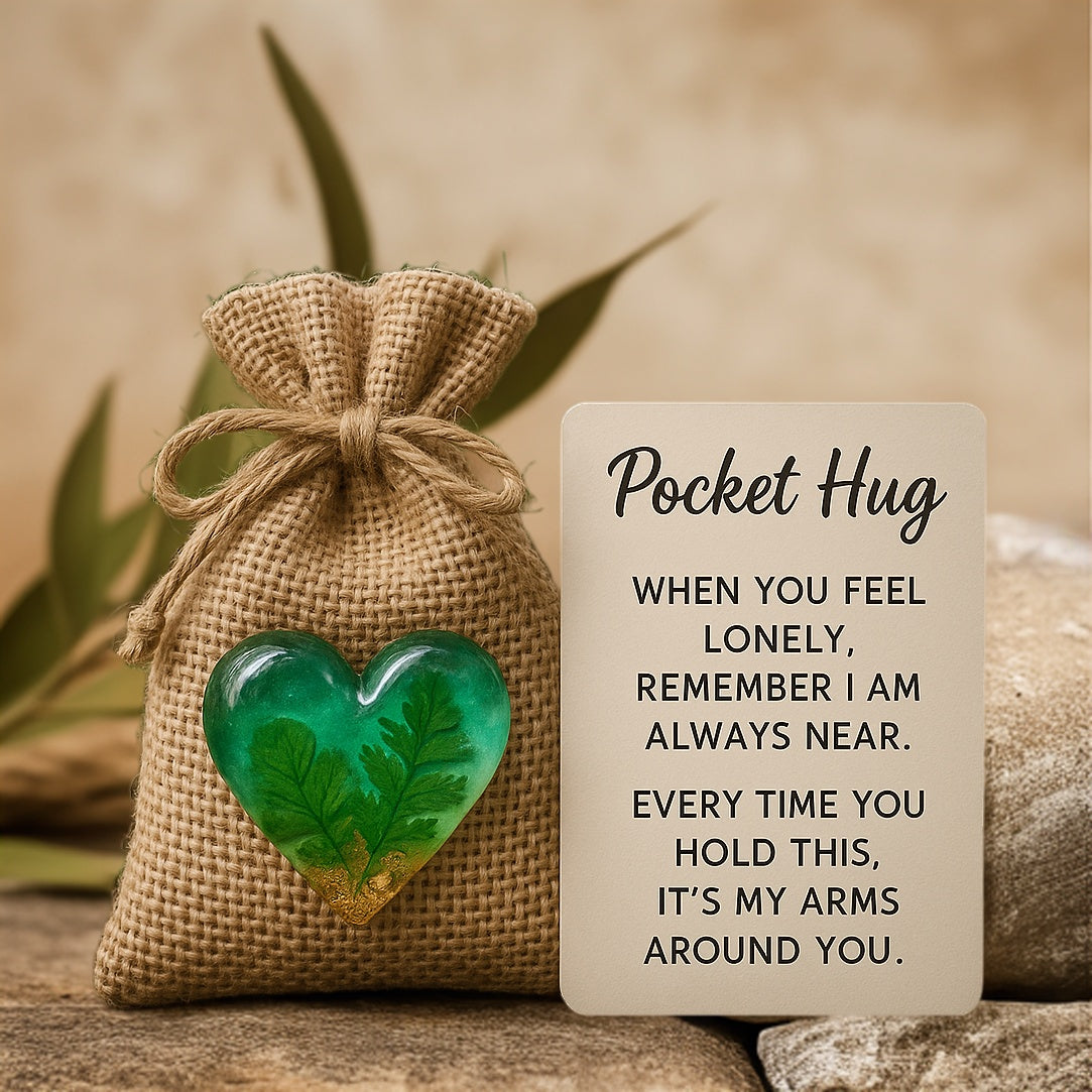 💚 Evergreen Heart Pocket Hug