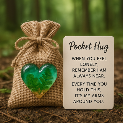 💚 Evergreen Heart Pocket Hug