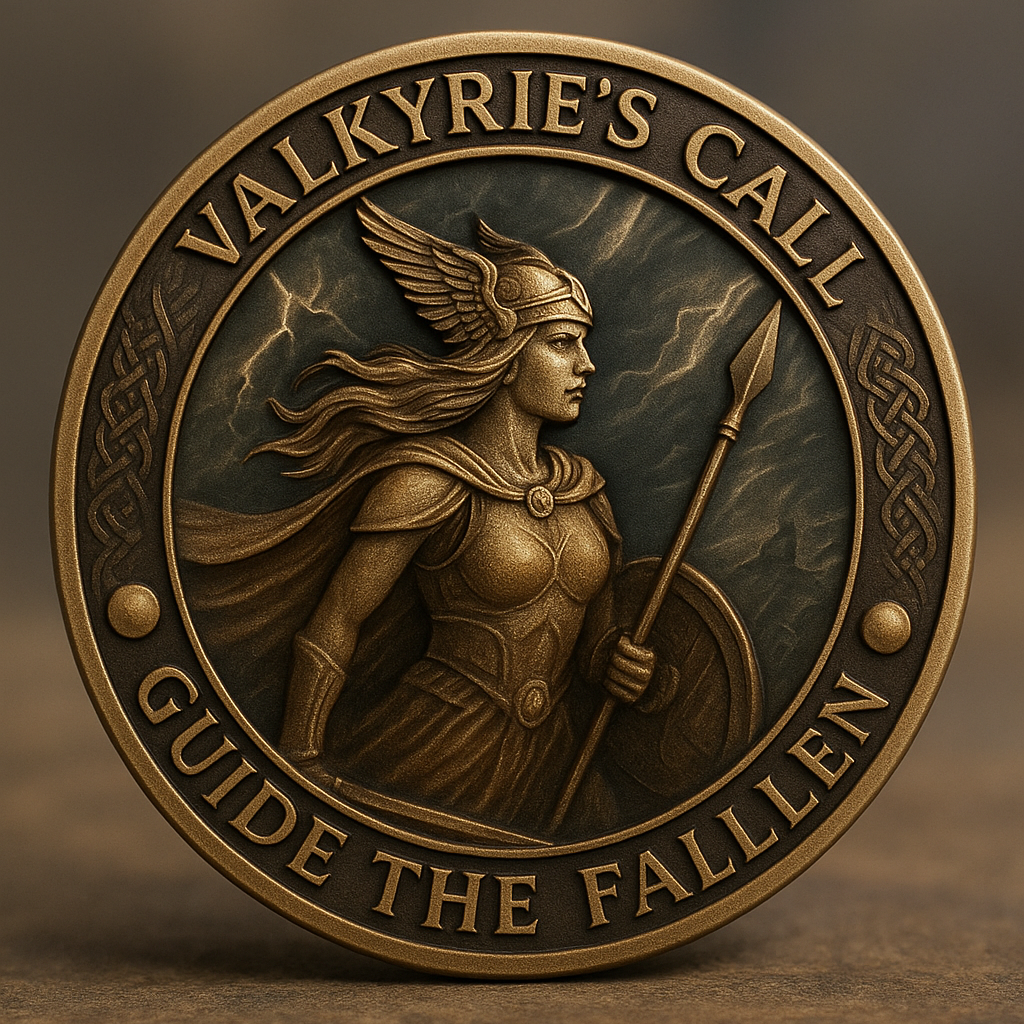 VALKYRIE SPIRIT Challenge Coin – Shieldmaiden Spirit