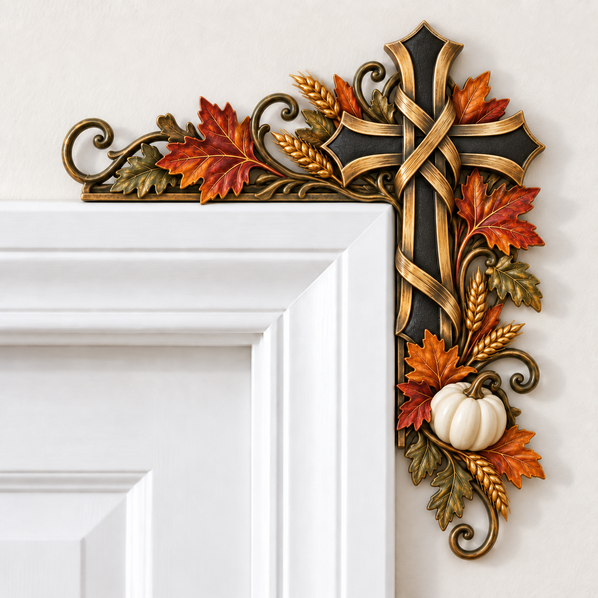 🍁🍁Autumn Cross Door Topper