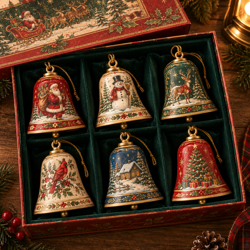 🎅 🎅2026 Christmas Gift 50% Off--🔔Vintage Bell Ornament Collection – Festive Holiday Tree Keepsakes