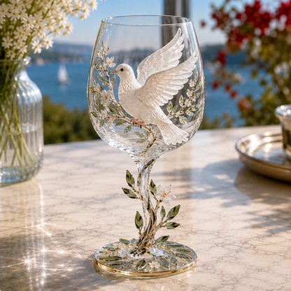 🎅🎅 2026 Christmas Gift 50% Off--🐦 Nature’s Winged Beauties – 3D Bird Wine Glass Collection