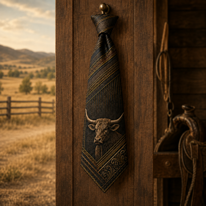 Personalized American Heritage Standard Self-Tie Necktie & Pocket Square Set 🇺🇸🦅