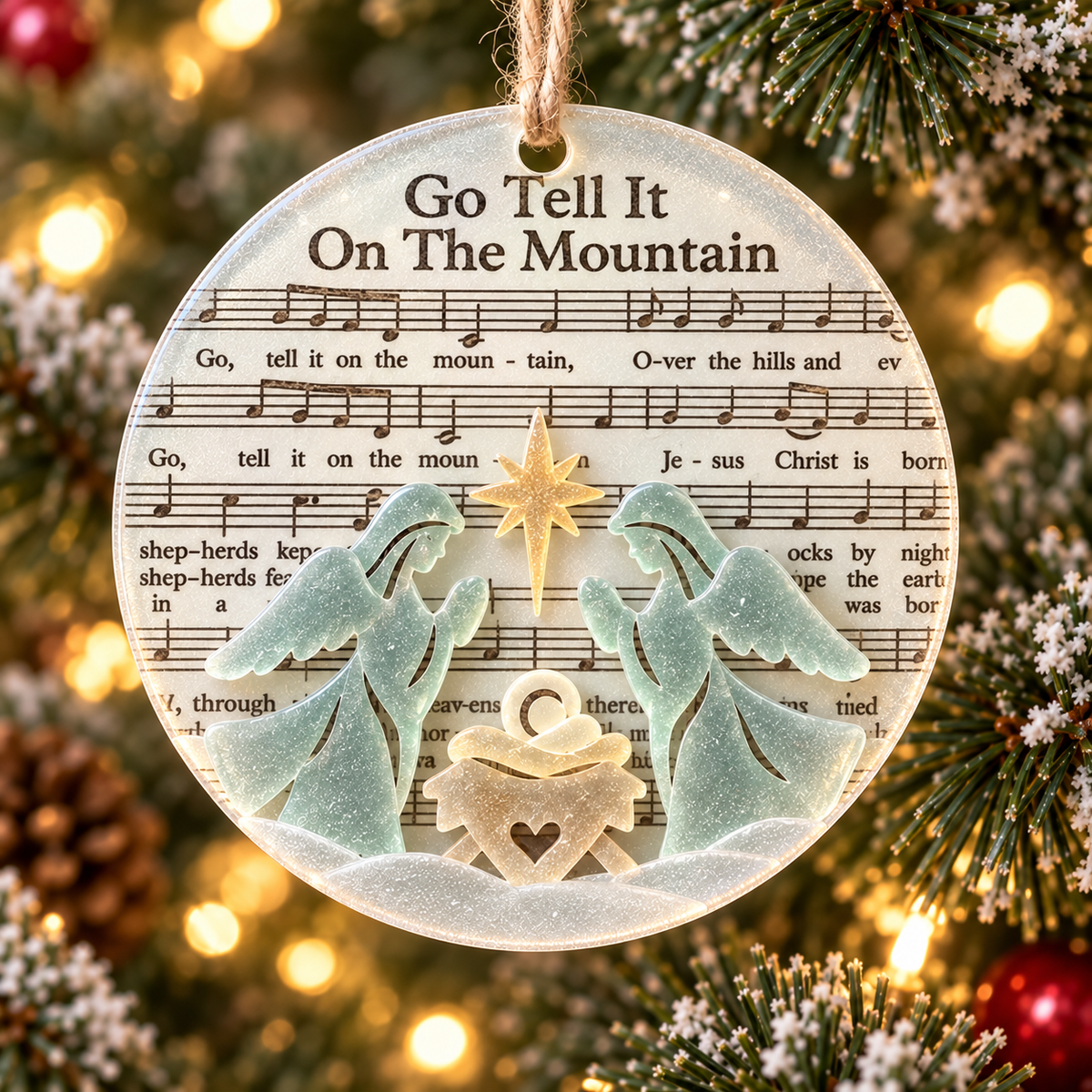 🎅 2026 Christmas Gift 50% Off--🎶 Sea Glass Christmas Hymn Ornaments