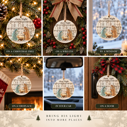 🎅 🎅2026 Christmas Gift 50% Off--🎶 Sea Glass Christmas Hymn Ornaments