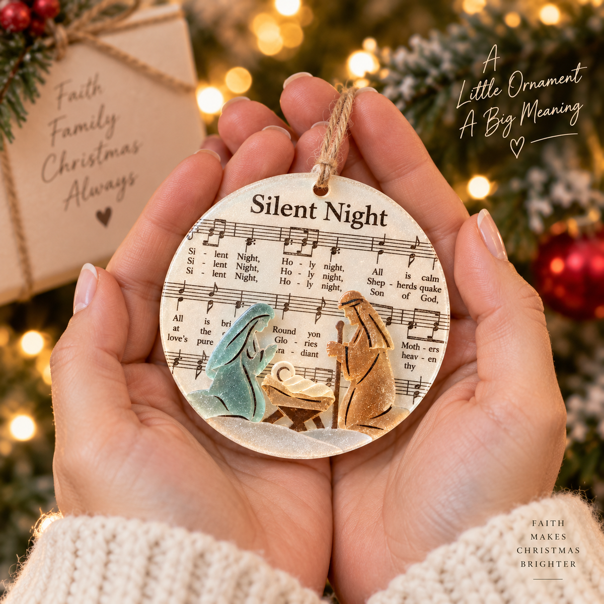 🎅 🎅2026 Christmas Gift 50% Off--🎶 Sea Glass Christmas Hymn Ornaments