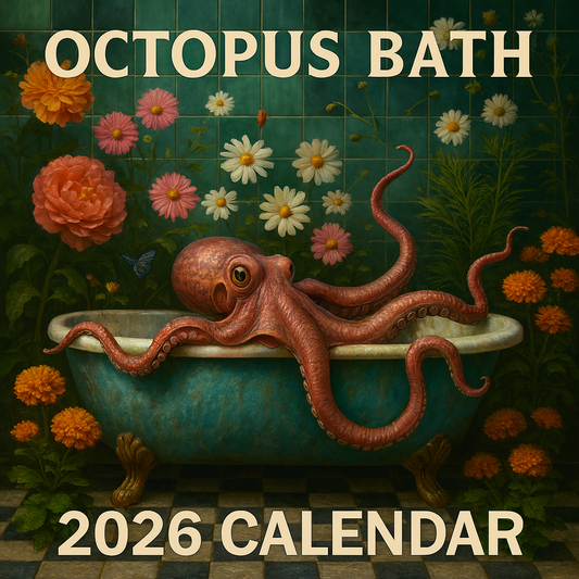 Octopus Bath 2026 Calendar