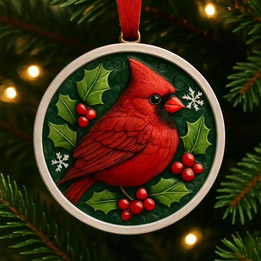 Cardinal Christmas Ornament