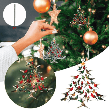 🔥2025 New Release 🐦🎄Hummingbird Christmas Ornament💠 (✨Same as in the video)