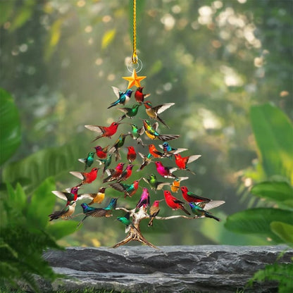 🔥2025 New Release 🐦🎄Hummingbird Christmas Ornament💠 (✨Same as in the video)