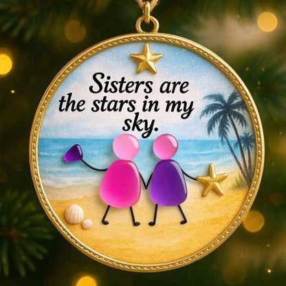 Sea Glass Friendship Ornament