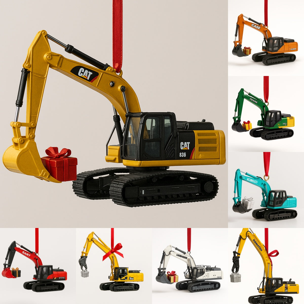🌲Christmas Gift🎁Heavy Equipment Advent Calendar 2025 · 24 Die-cast Machines