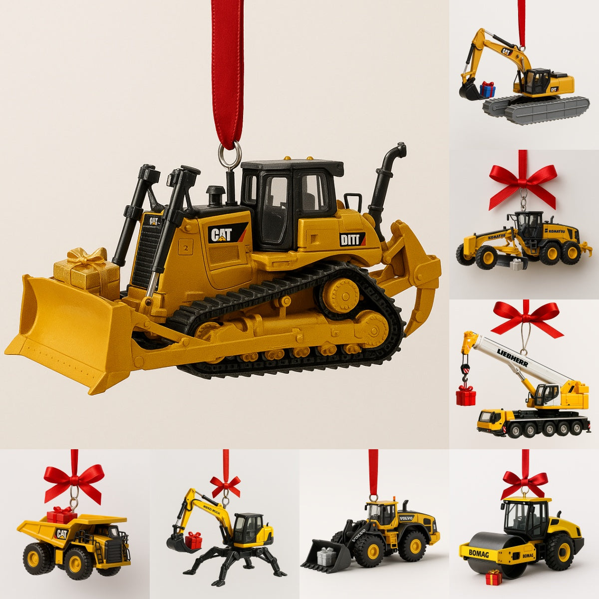🌲Christmas Gift🎁Heavy Equipment Advent Calendar 2025 · 24 Die-cast Machines